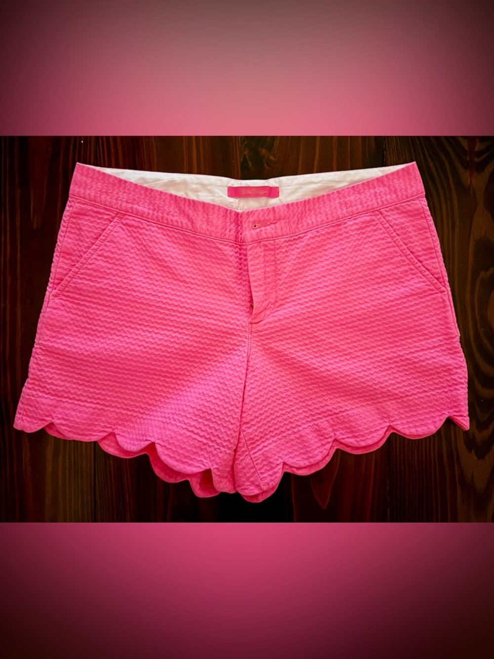 Lilly Pulitzer Hot Pink Buttercup shorts